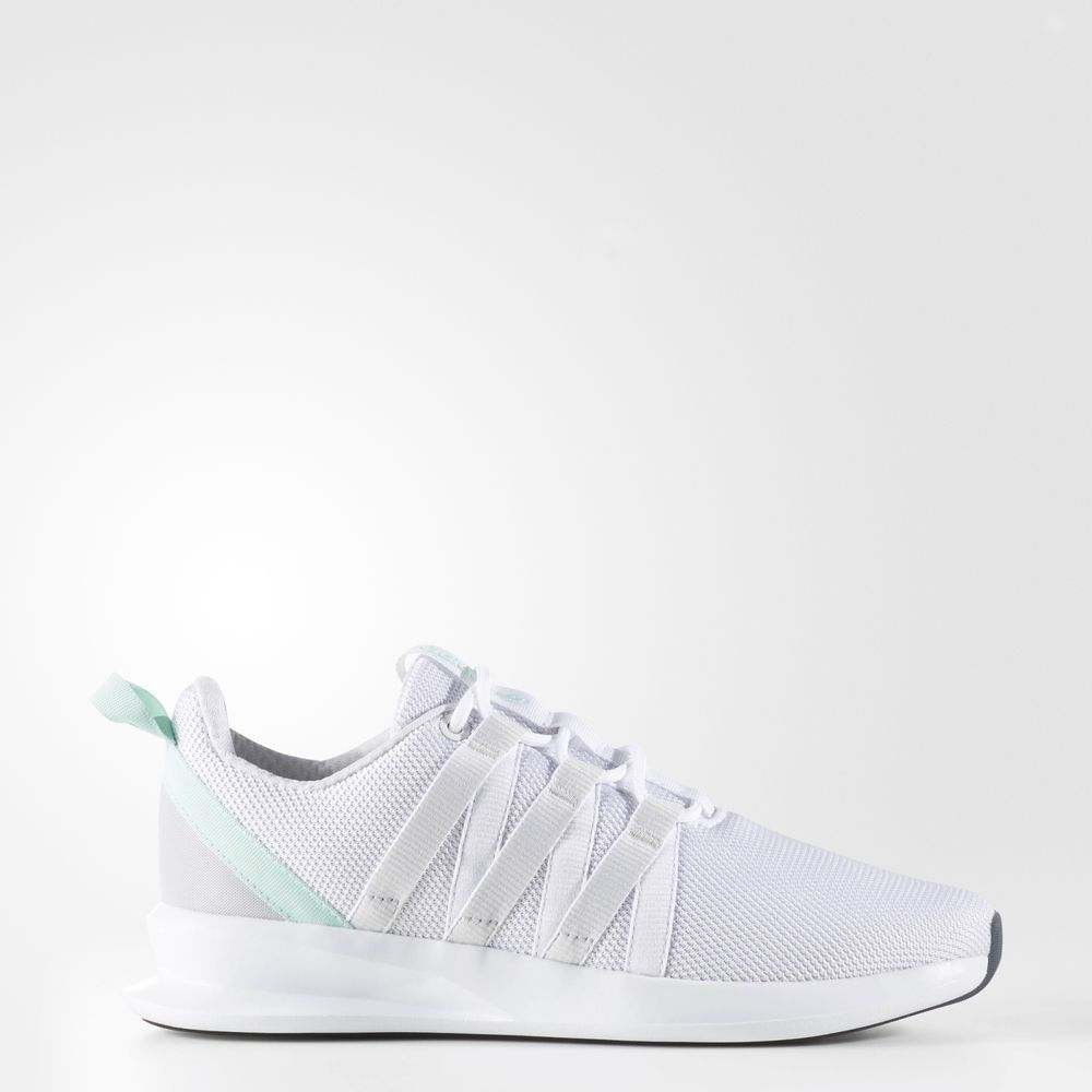 Adidas Loop Racer - Originals γυναικεια - Ασπρα/Γκρι/Πρασινο,Μέγεθος: EU 36 – 54 2/3 (674YODPN)